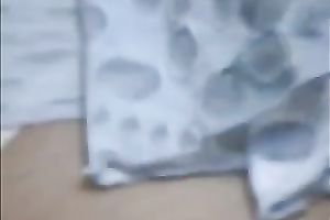 Hot lalin girl brunette hair sweetheart with soaked ass poses on webcam