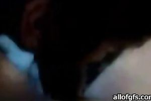Dark head Indian doxy polishes large hard pecker thoroughly