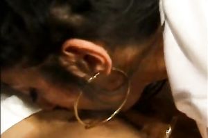 Burning hot and curvy Latina nurses make out in lesbo way