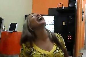 Nice web camera solo with a lewd blonde legal age teenager twerking