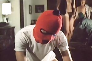 Sizzling dark brown sucks 3 schlongs in outstanding retro sex movie