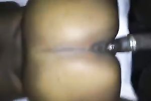 My ebon wifey lets me drill her coochie from behind