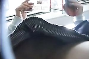 Hidden camera upskirt episode with a fleshly Asian milf