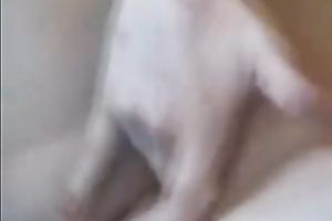 Nerdy dilettante dark brown groans loudly whilst fingering her vagina