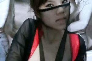 Asian yummy looking soaked vagina at its most good in solo movie scene