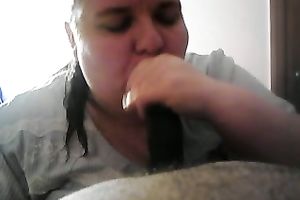 My chubby hotwife has a rock hard want to be fed with my charming jizz