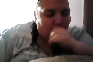 My chubby hotwife has a rock hard want to be fed with my charming jizz