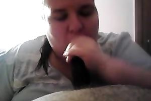 My chubby hotwife has a rock hard want to be fed with my charming jizz