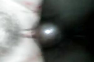 Black dick with big balls reamed constricted white snatch