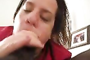 Trashy big beautiful woman is engulfing my large black penis and loving it
