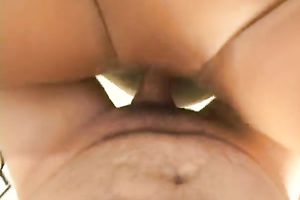 Pov sex movie scene featuring large bottomed blond milf