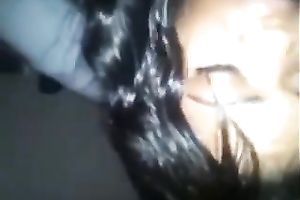 Feeding a enjoyable dark wench with 2 BBC and cum on POV