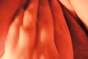 Self discharged solo action with me tickling my beefy cum-hole