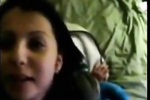 Cute Indian dilettante sweetheart gives excellent fellatio in POV