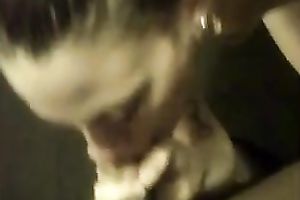 White GF sucks my biggest black knob like a super qualified wench