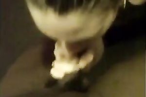 White GF sucks my biggest black knob like a super qualified wench