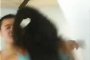 Me and my fascinating brown-haired GF have a fun sex in the missionary pose