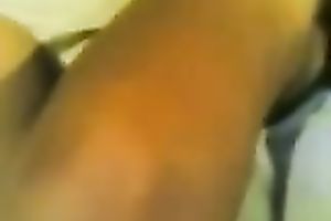 Indian college girlfriend with hairy pussy widening legs wide