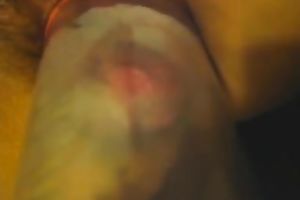 Homemade video with my horny white wife getting her muff pumped by me