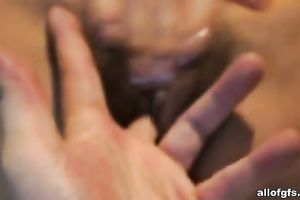 Oriental whore has always enjoyed having sex with 2 males at one time