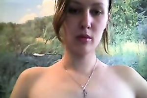 Hot cute youthful playgirl on cam stripteasing totally