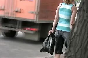 Outdoor pissing solo clip with dissolute milf Sveta