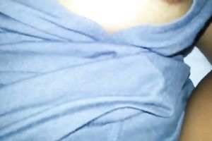 Pounding my wife's trimmed dark cum-hole in many positions