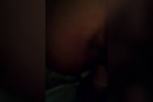 Homemade sex vid with me drilling my wife's cookie from behind