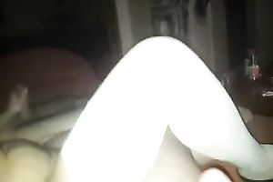 Horny bulky white wife from the nightclub plays with our rods