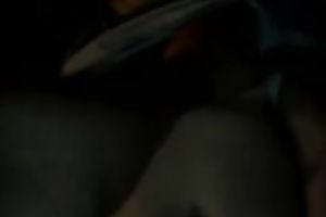 Neat hoe with pierced navel strokes my wang until I cum