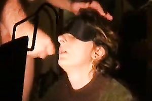 My barefaced horny white wife just likes playing with her charming muff