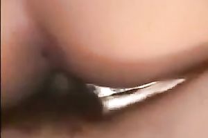 I drill my wife's shaggy muff and cover it with spunk