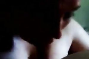 Brunette wench pleases me with a blowjob in POV movie