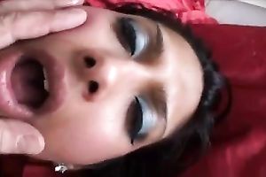 Fucking my nasty maid's cunt in missionary position