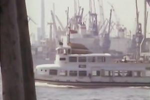 Just a hawt vintage dark brown cutie rides her unshaved boyfriend