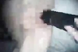 Watch me fucking my skinny GF's hairless pussy with a large marital-device