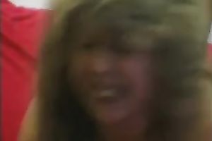 Chubby older blond shows her cock-riding skills to a guy