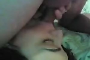 Pose 69 with whorish amateur wife who likes to eat booty and suck dick