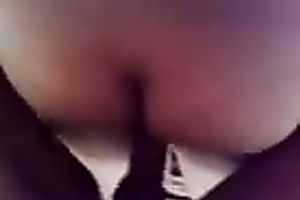 My slender brunette hair chick acquires her soaking trench stretched in POV