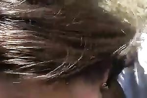 Filming my hawt and sexy GF engulfing my balls and penis