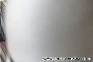 Sexy tit Asian women had enjoyment fucking on the sofa with vibrator