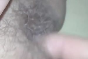 Playing with hairy milf white slit of my European cheating wife