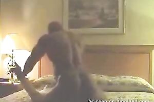Wanton dark brown cheating wife acquires gangbanged well by a handsome fellow