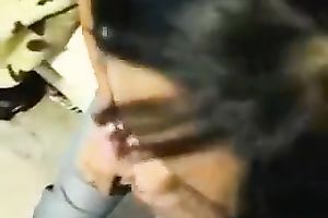 Black haired skank craves to acquire actually wild with her fuck buddy's cock