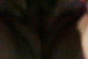 Four eyed big beautiful woman masturbates her obese bawdy cleft on a camera