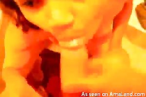 Latina hussy blows my large white jock until i cum in her face