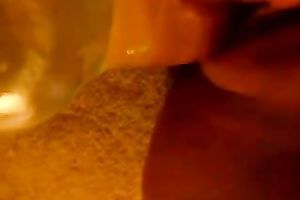 Close up homemade solo with me masturbating with a bottle