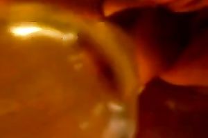 Close up homemade solo with me masturbating with a bottle