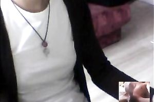 My lascivious girlfriend can't live without showing off her petite breasts