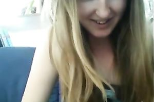 Exposing my bald bawdy cleft for the web camera and toying it